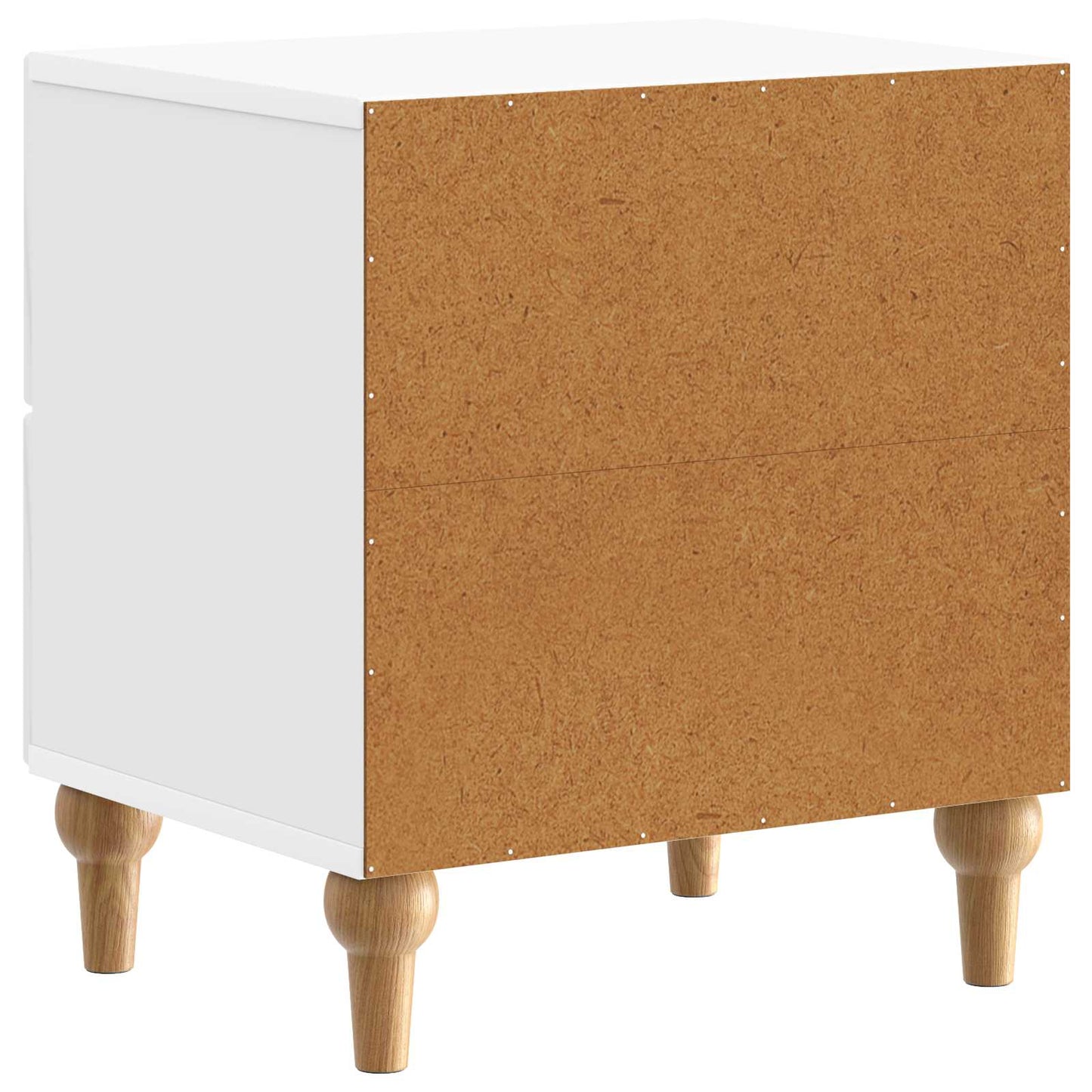 Bedside Cabinet 2 pcs High Gloss White 43 x 34.5 x 48 cm