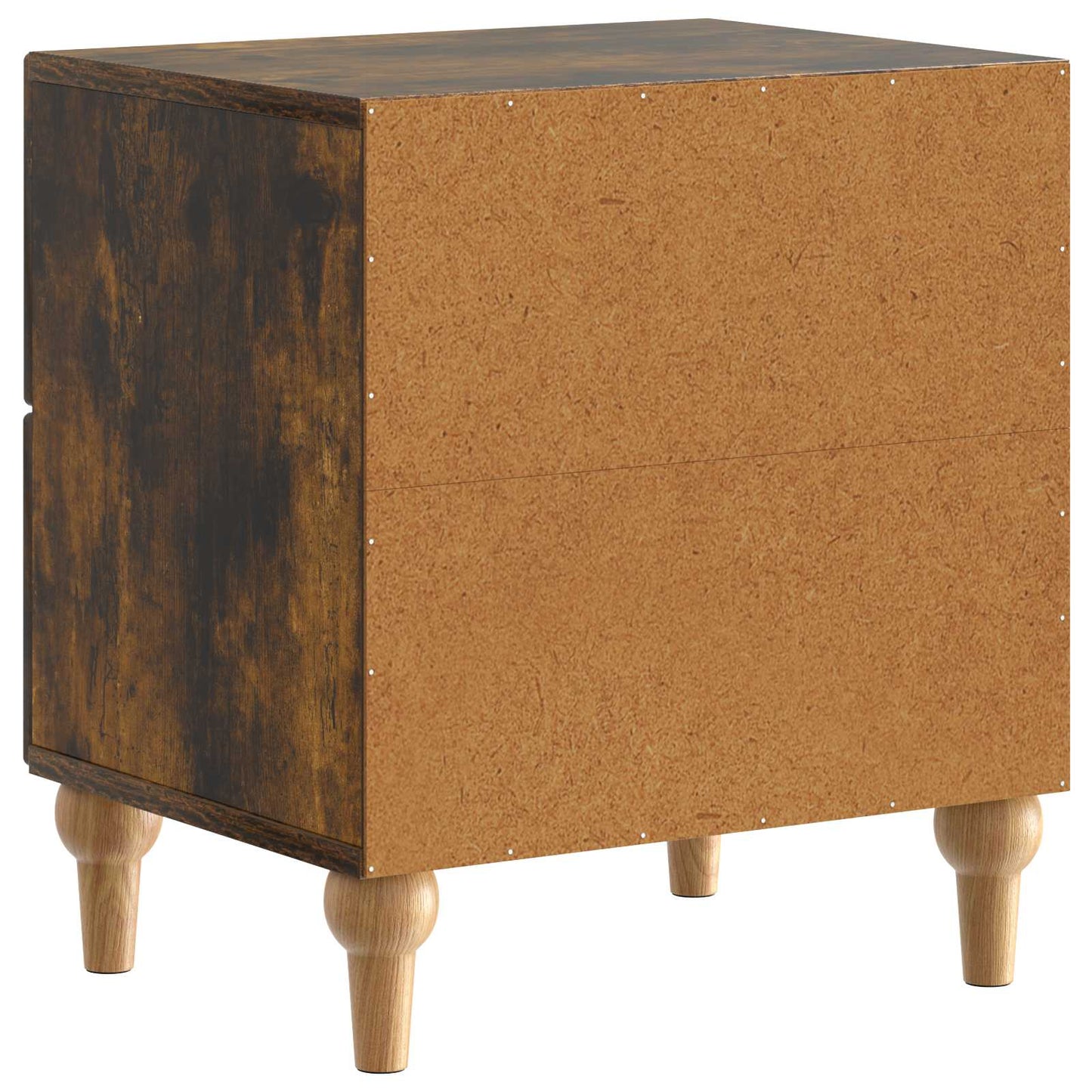 Bedside Cabinet Smoked Oak 43 x 34.5 x 48 cm Engineered Wood