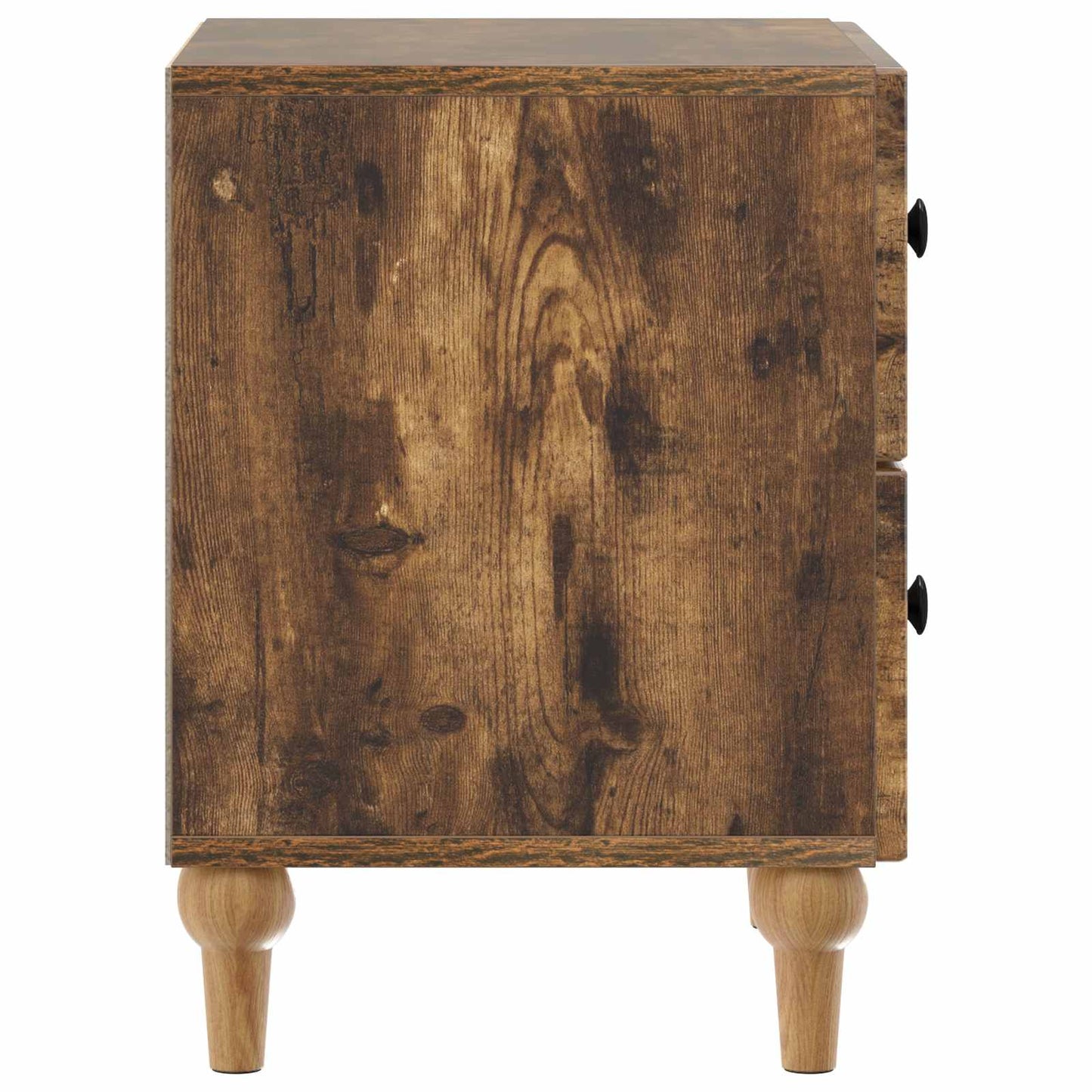 Bedside Cabinet Smoked Oak 43 x 34.5 x 48 cm Engineered Wood