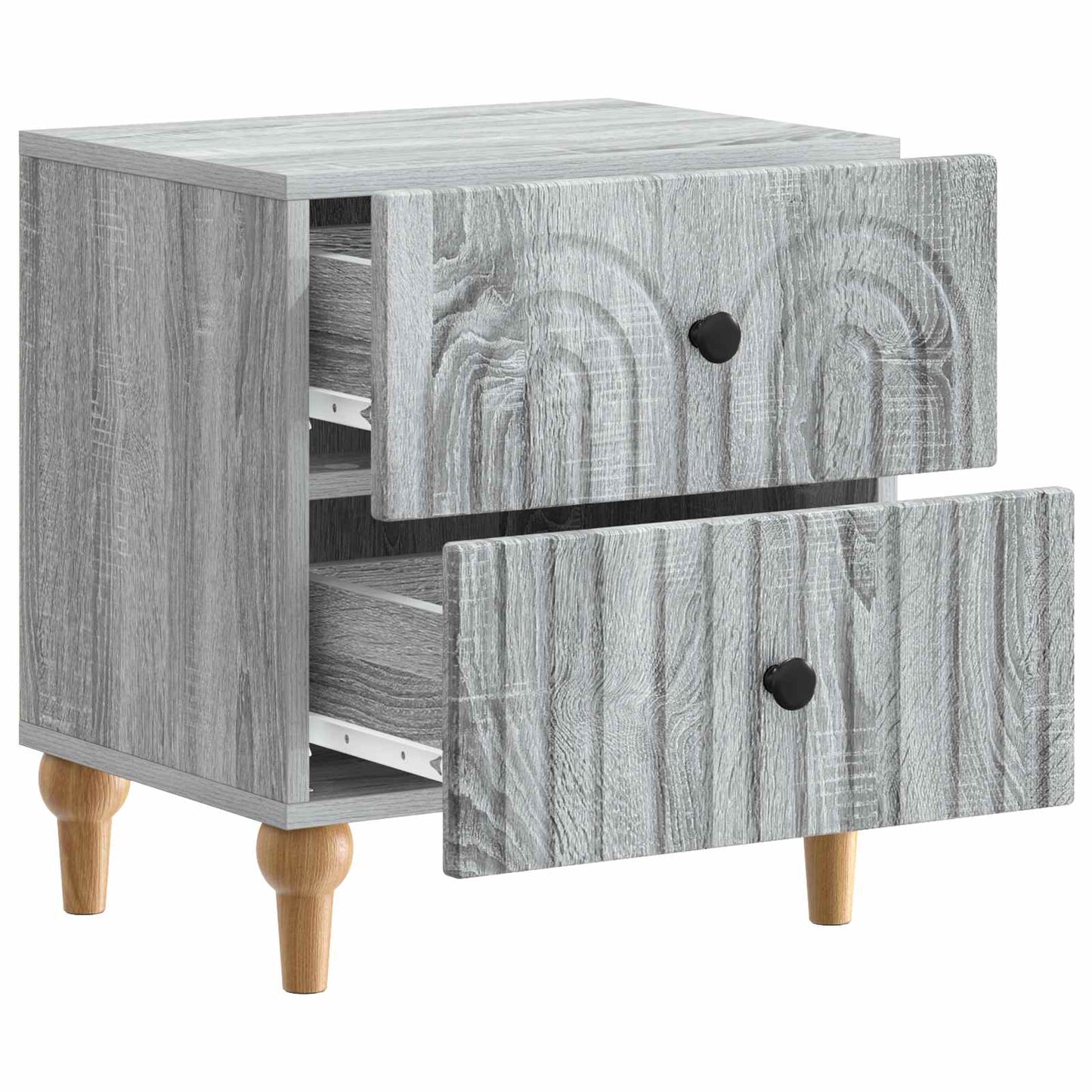 Bedside Cabinet Grey Sonoma 43 x 34.5 x 48 cm Engineered Wood
