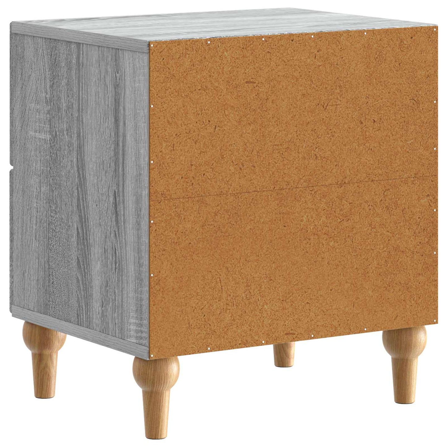 Bedside Cabinet Grey Sonoma 43 x 34.5 x 48 cm Engineered Wood