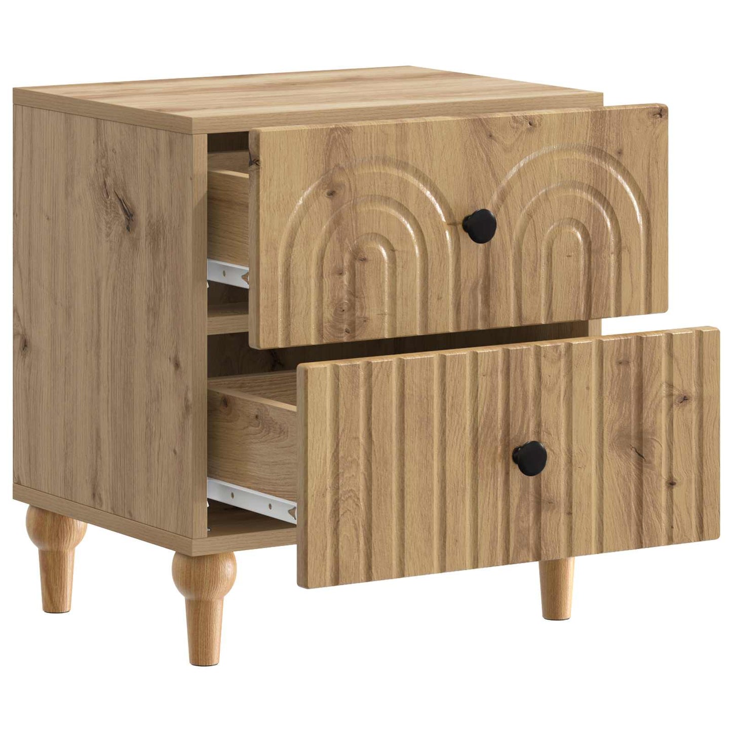 Bedside Cabinet Artisan Oak 43 x 34.5 x 48 cm Engineered Wood