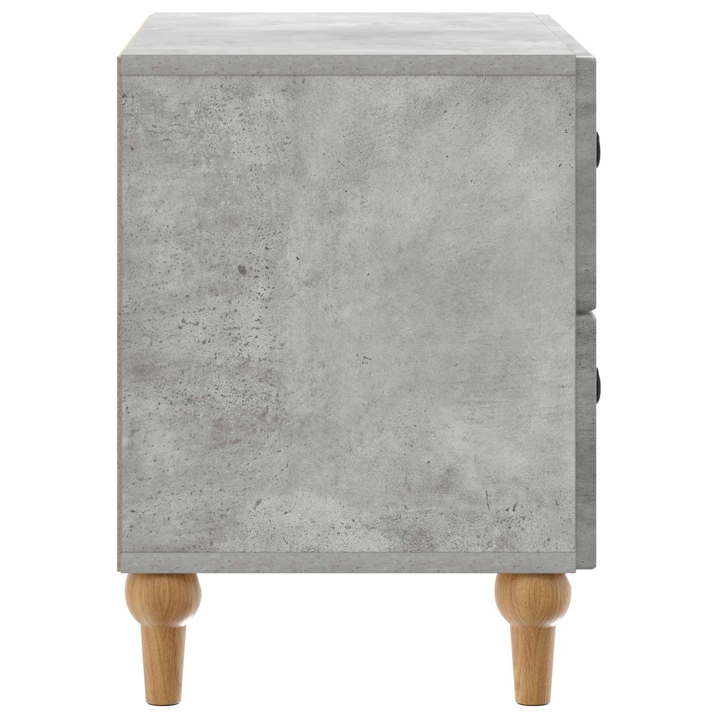 Bedside Cabinet Concrete Grey 62 x 34.5 x 48 cm Engineered Wood