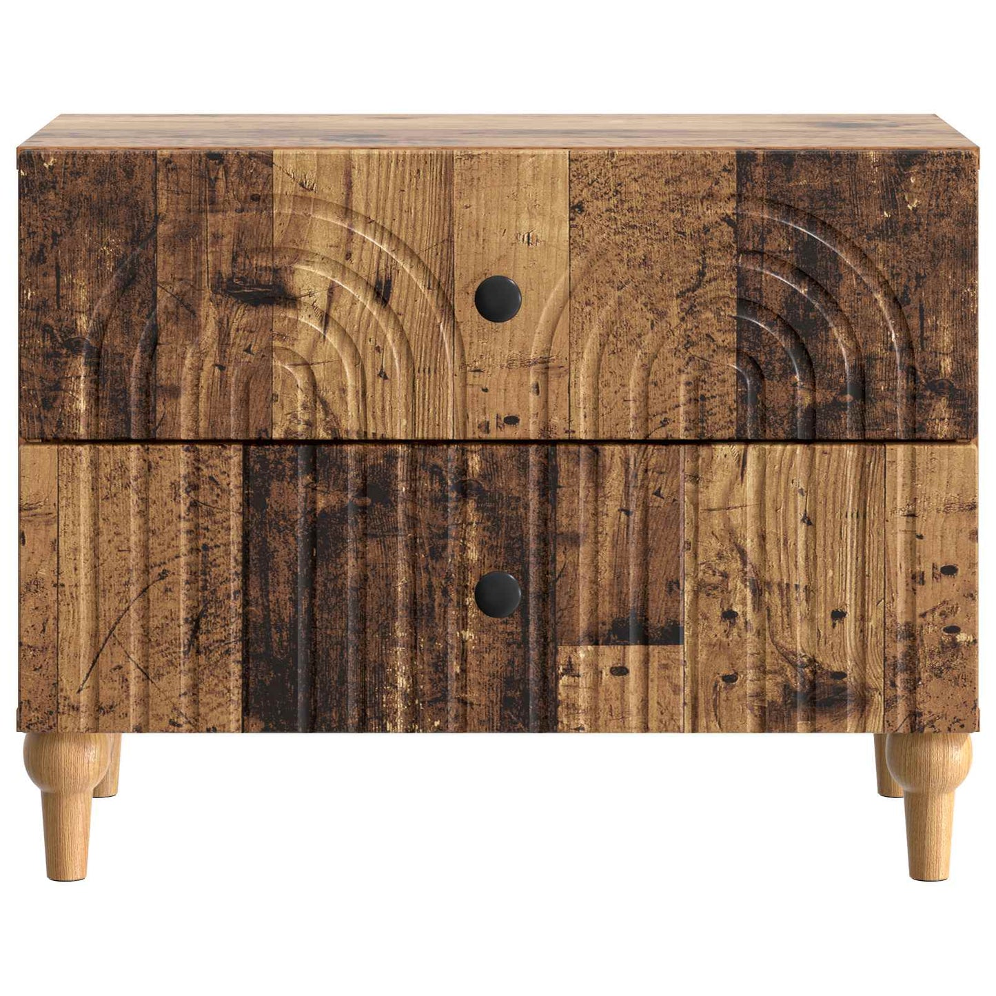 Bedside Cabinet Old Wood 62 x 34.5 x 48 cm Engineered Wood