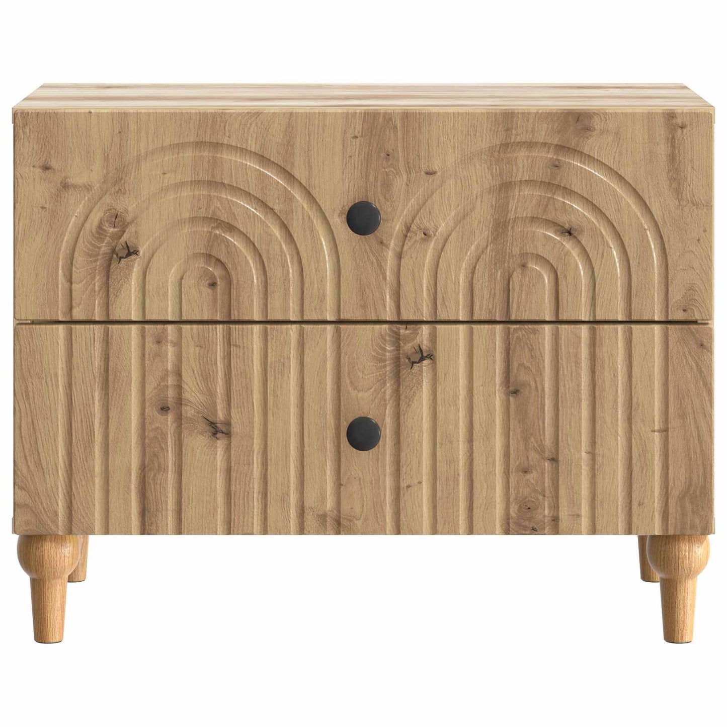 Bedside Cabinet Artisan Oak 62 x 34.5 x 48 cm Engineered Wood