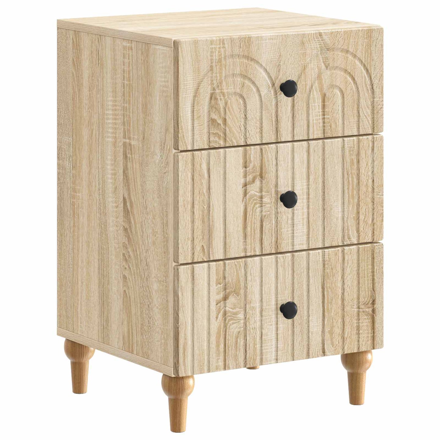 Bedside Cabinet Sonoma Oak 43x 41 x 66.5 cm Engineered Wood