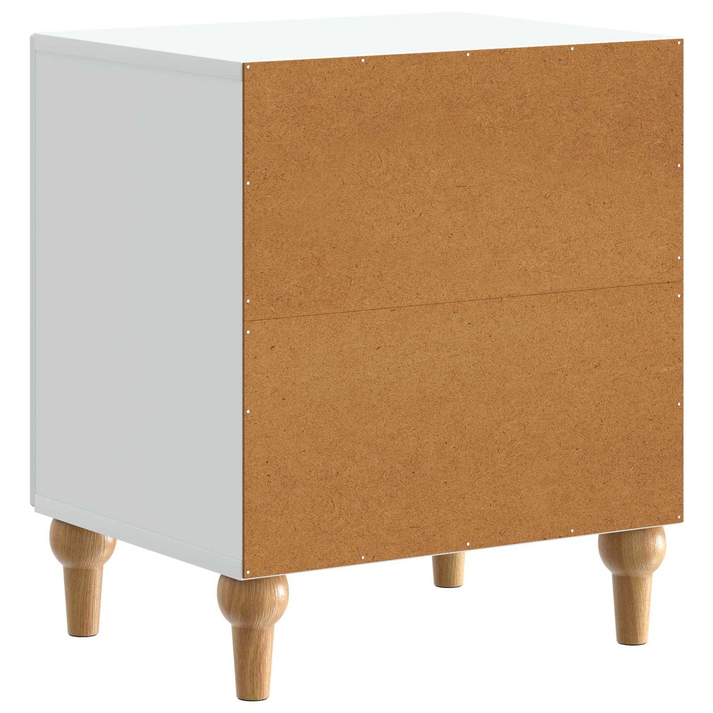 Bedside Cabinet 2 pcs White 43 x 34.5 x 50 cm Engineered Wood