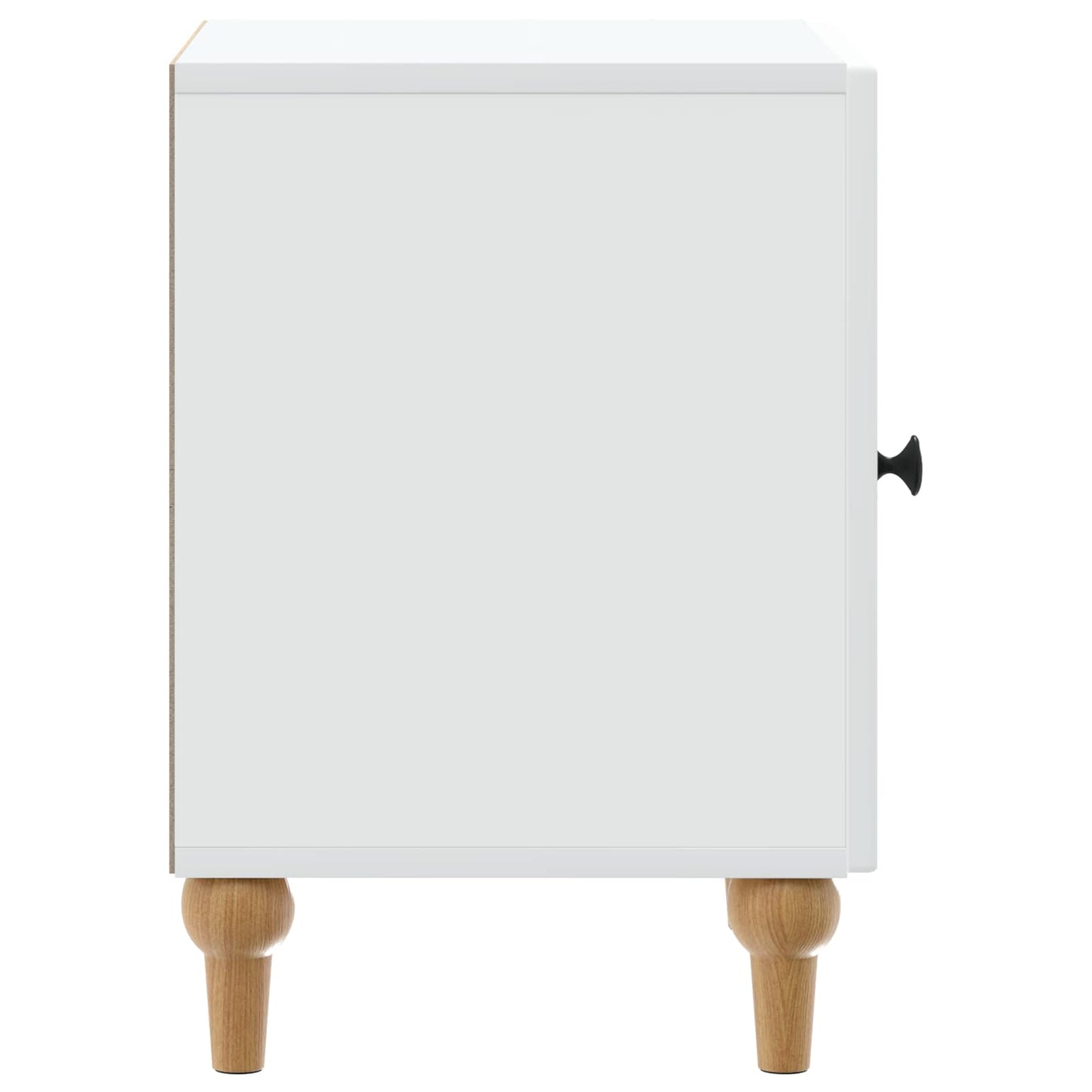 Bedside Cabinet 2 pcs White 43 x 34.5 x 50 cm Engineered Wood