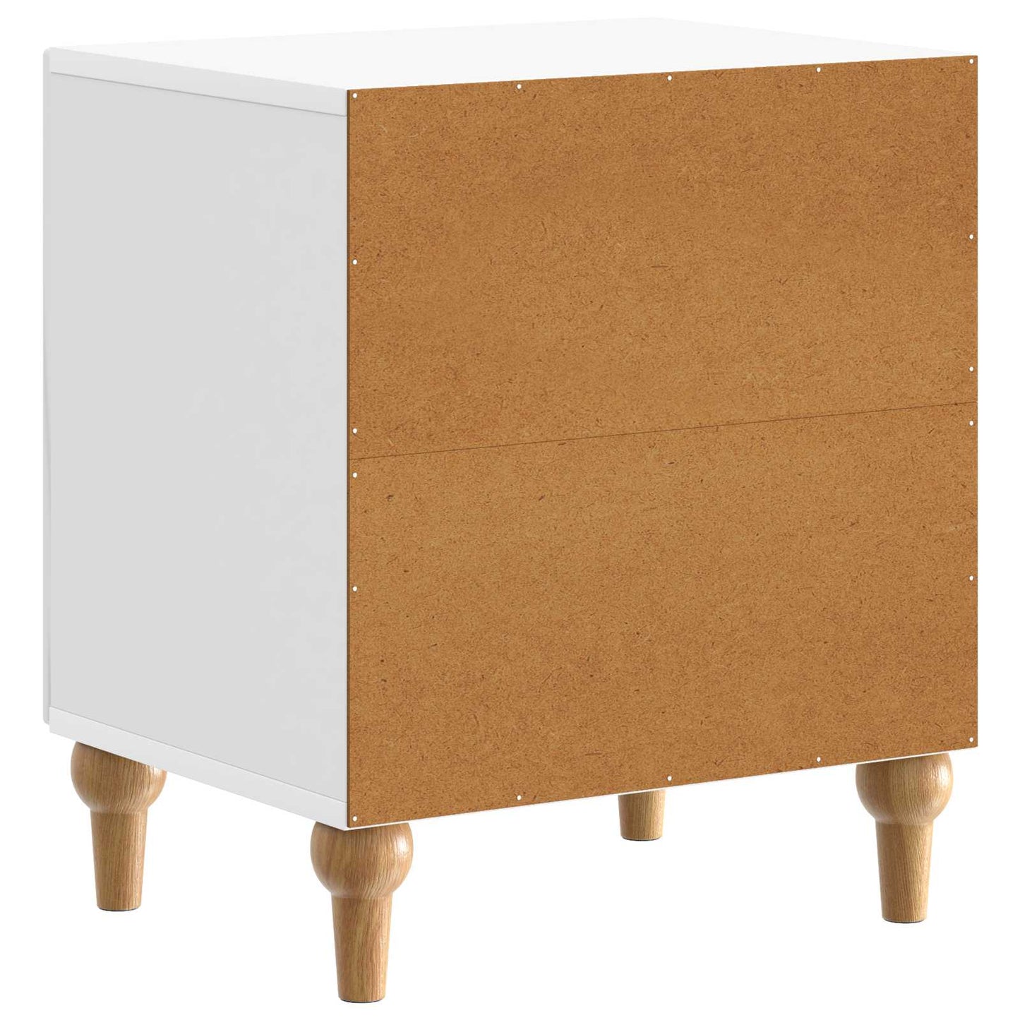 Bedside Cabinet 2 pcs High Gloss White 43 x 34.5 x 50 cm