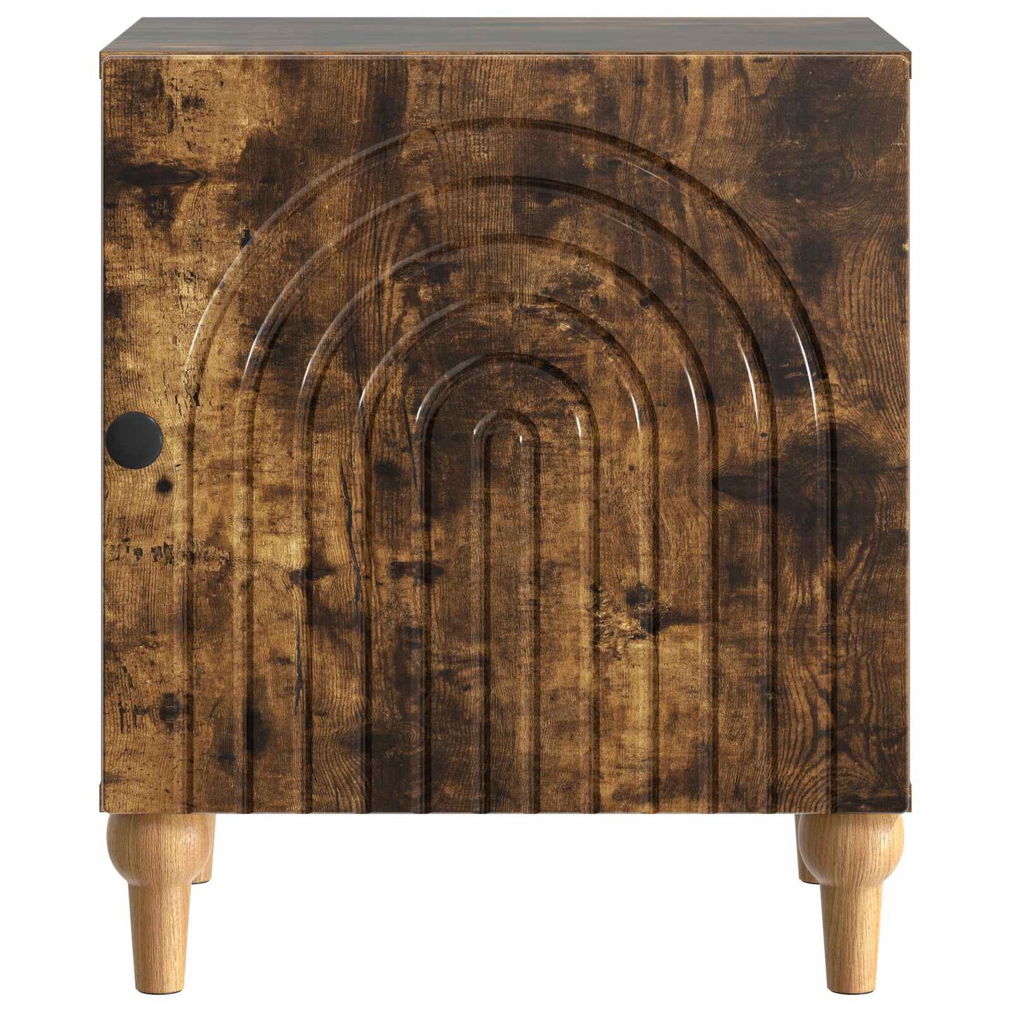 Bedside Cabinet Smoked Oak 43 x 34.5 x 50 cm Engineered Wood