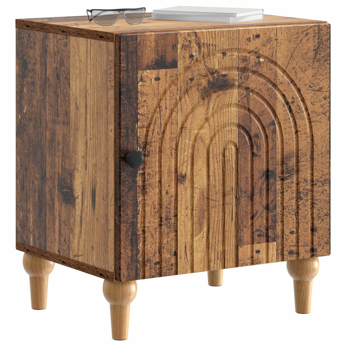 Bedside Cabinet 2 pcs Old Wood 43 x 34.5 x 50 cm
