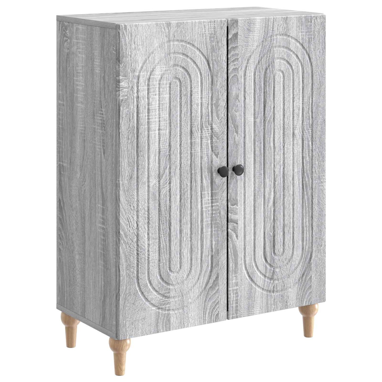 Sideboard Grey Sonoma 66 x 34.5 x 90 cm Engineered Wood