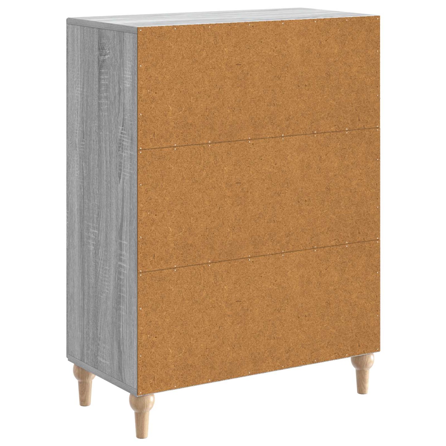 Sideboard Grey Sonoma 66 x 34.5 x 90 cm Engineered Wood
