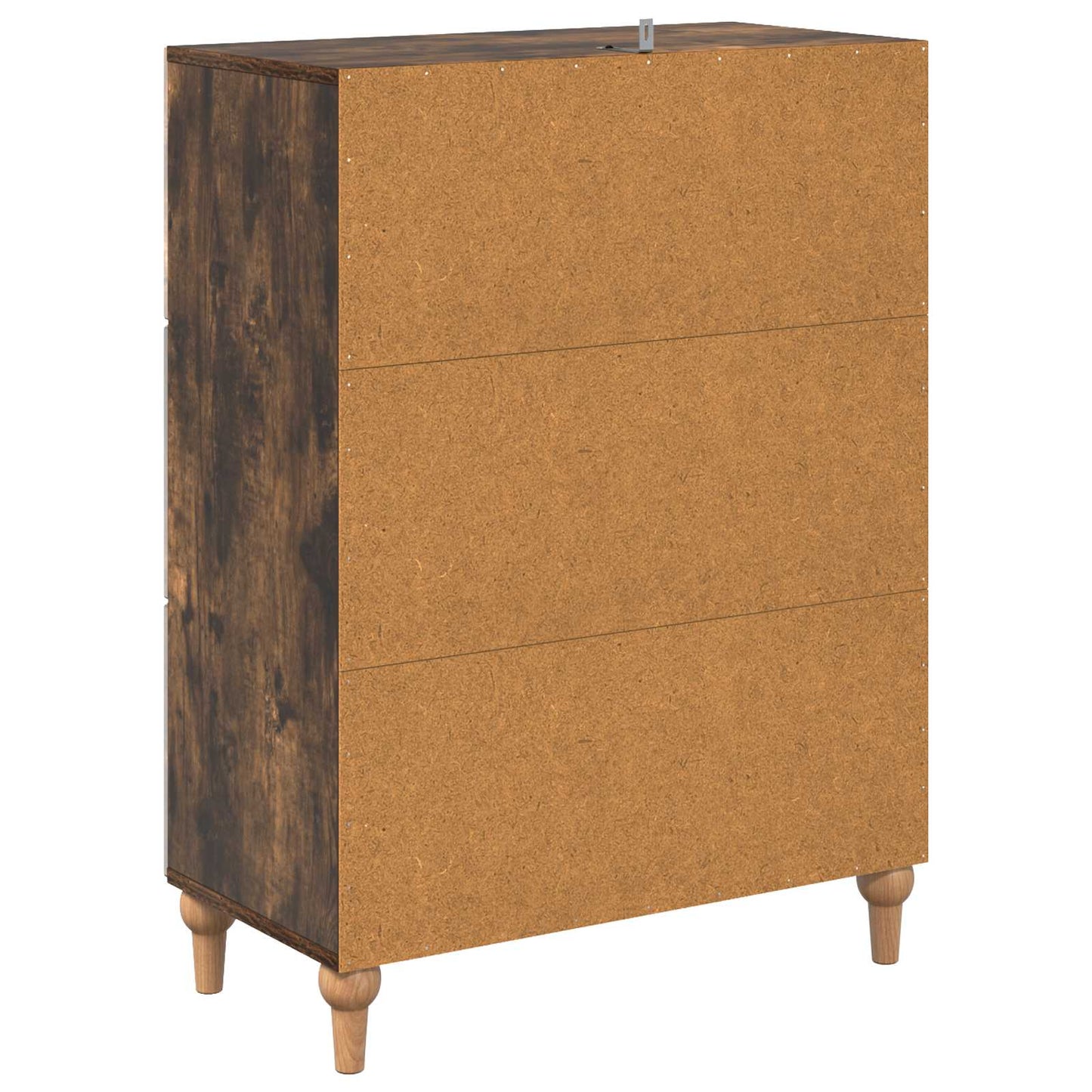Drawer Cabinet Smoked Oak 66 x 34.5 x 90 cm Engineered Wood
