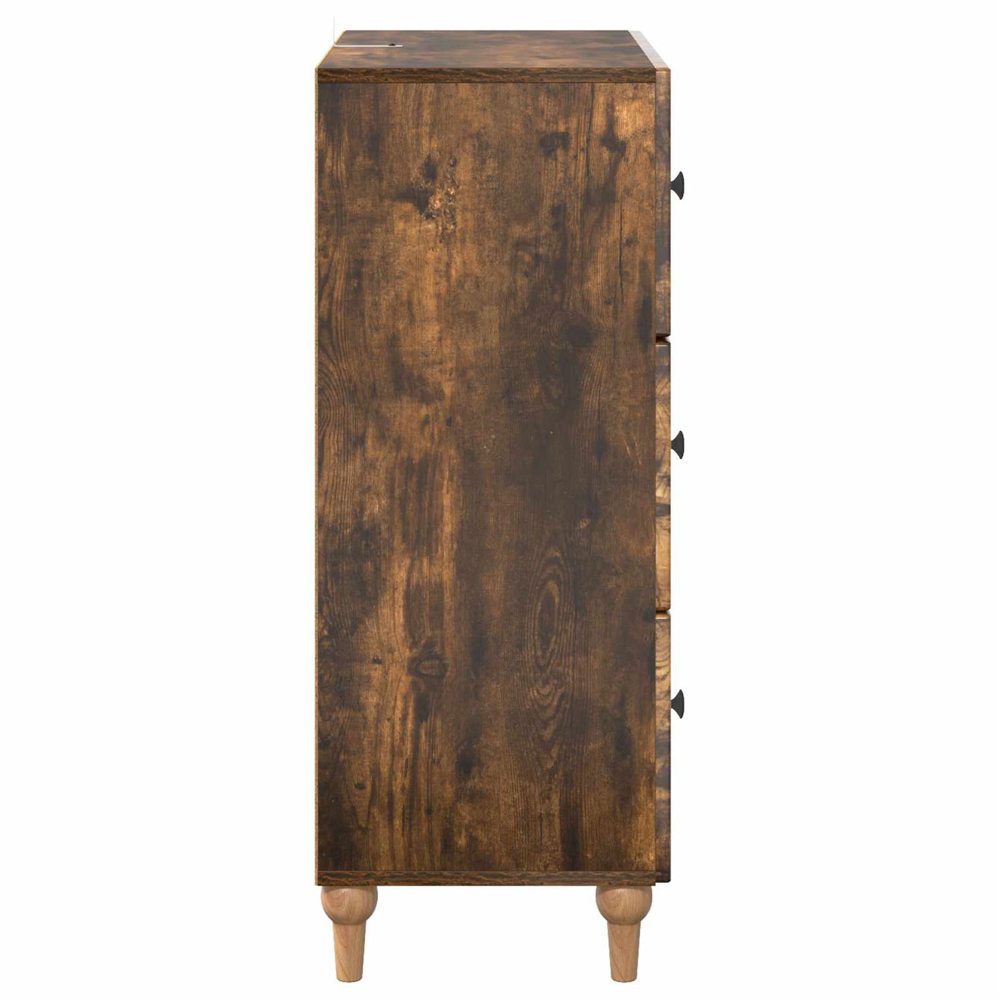 Drawer Cabinet Smoked Oak 66 x 34.5 x 90 cm Engineered Wood