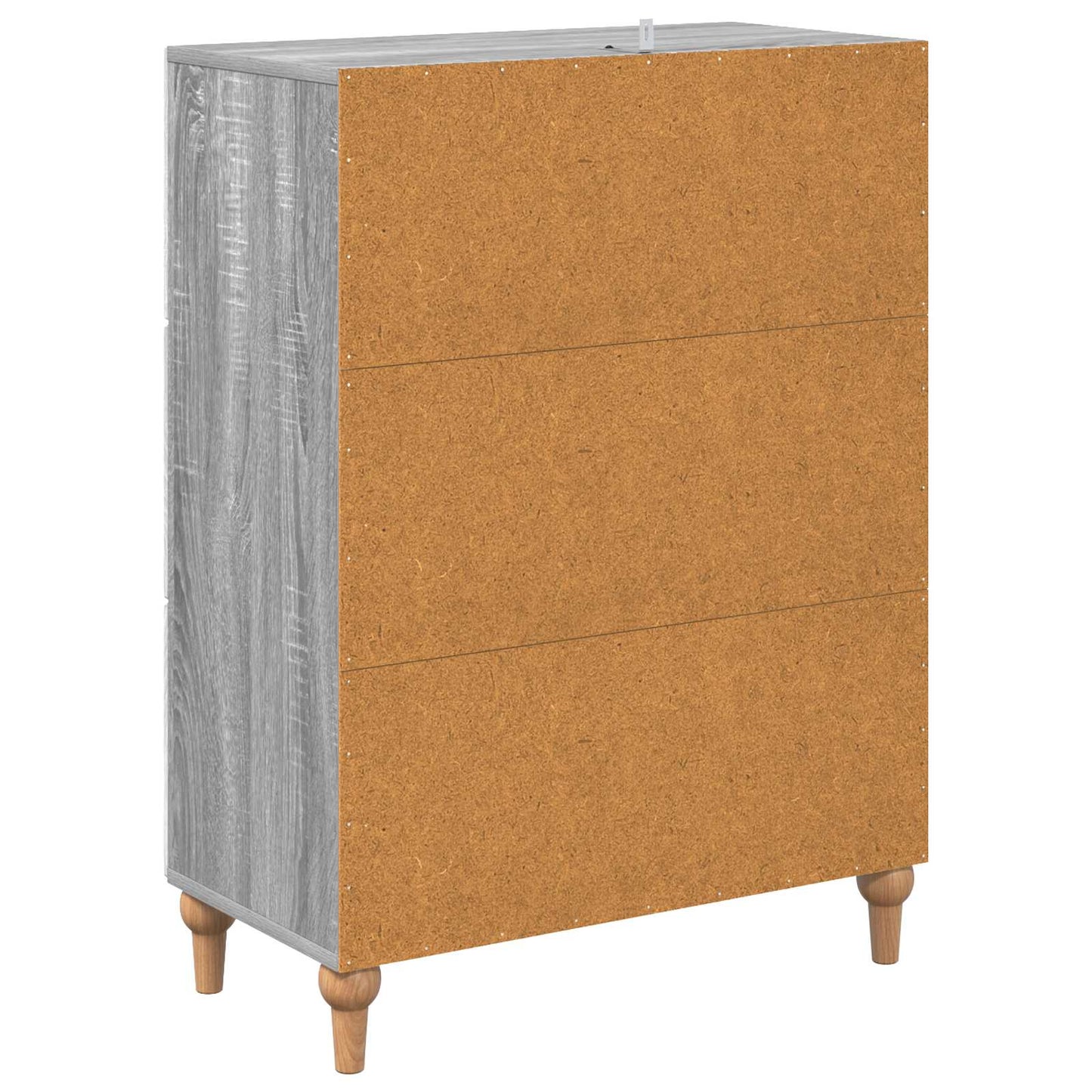 Drawer Cabinet Grey Sonoma 66 x 34.5 x 90 cm Engineered Wood