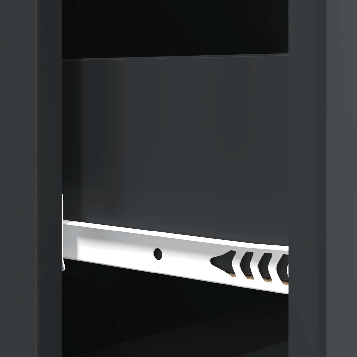 Drawer Cabinet Black 33 x 34.5 x 90 cm Engineered Wood