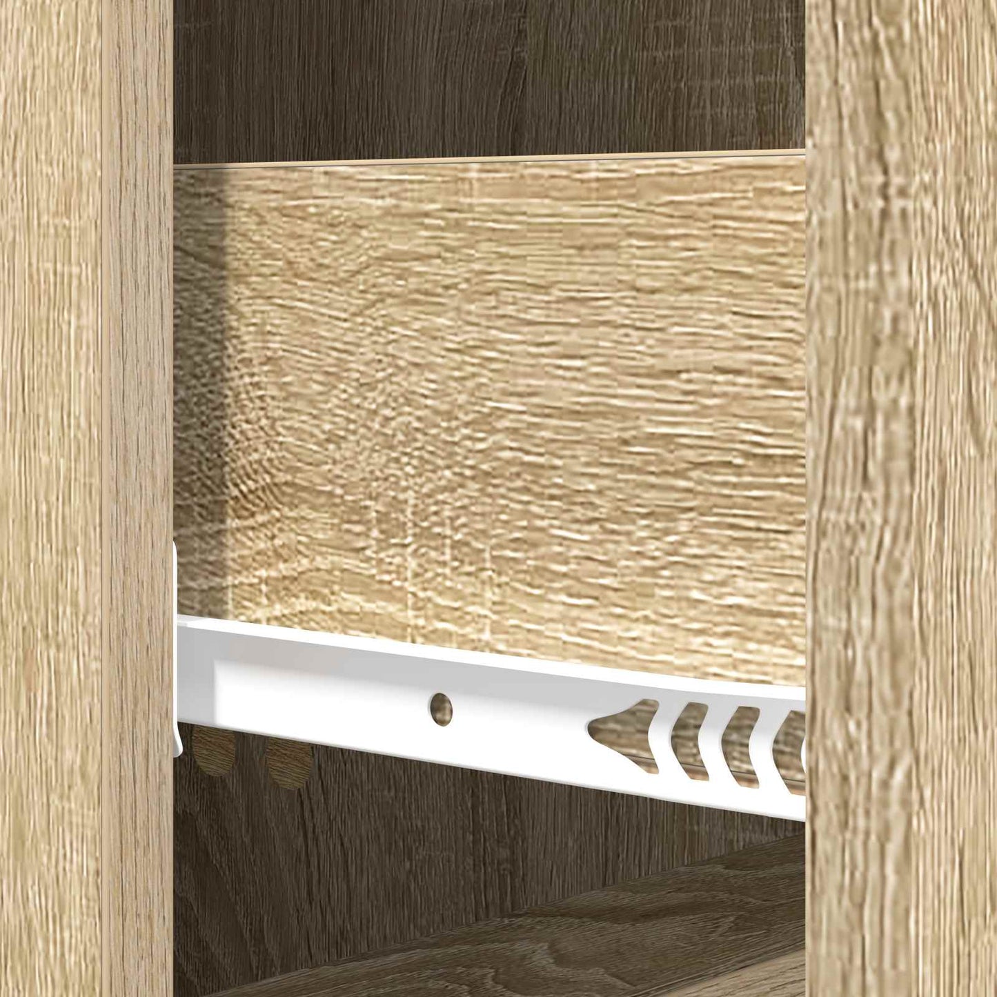 Drawer Cabinet Sonoma Oak 33 x 34.5 x 90 cm Engineered Wood