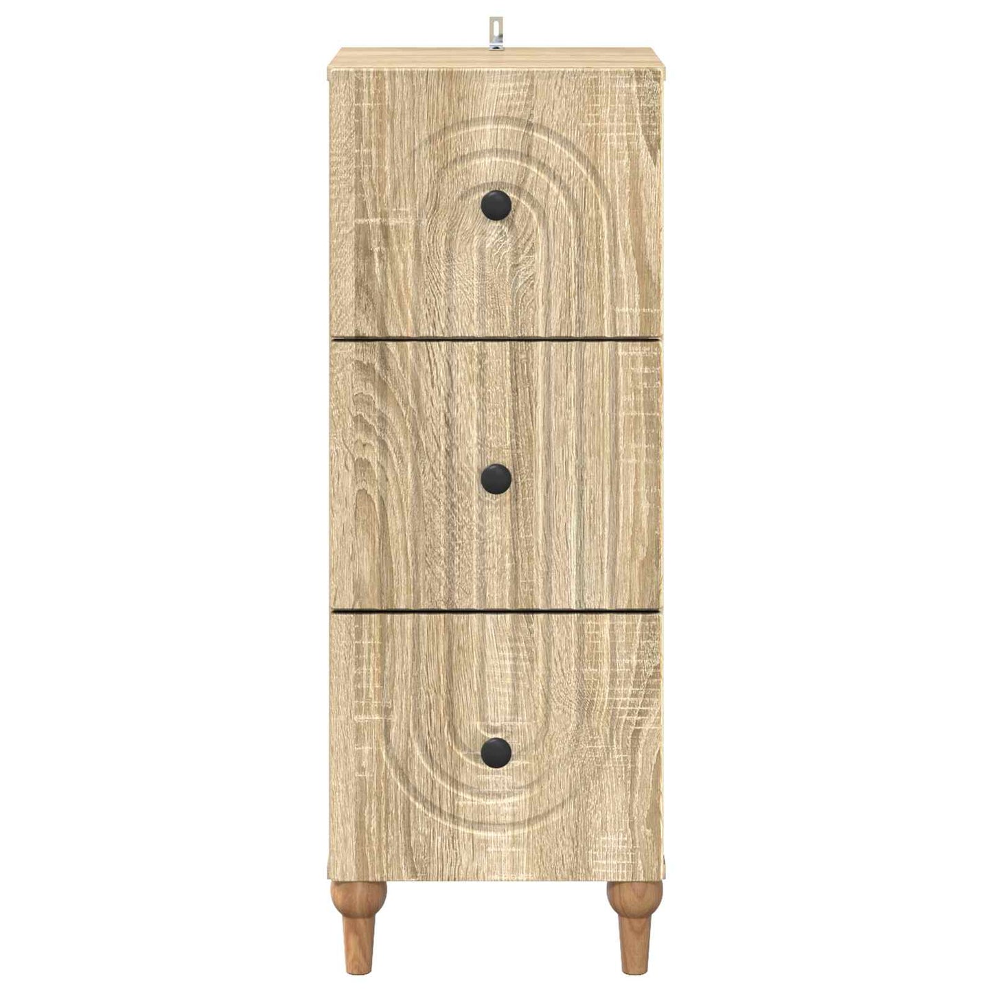 Drawer Cabinet Sonoma Oak 33 x 34.5 x 90 cm Engineered Wood