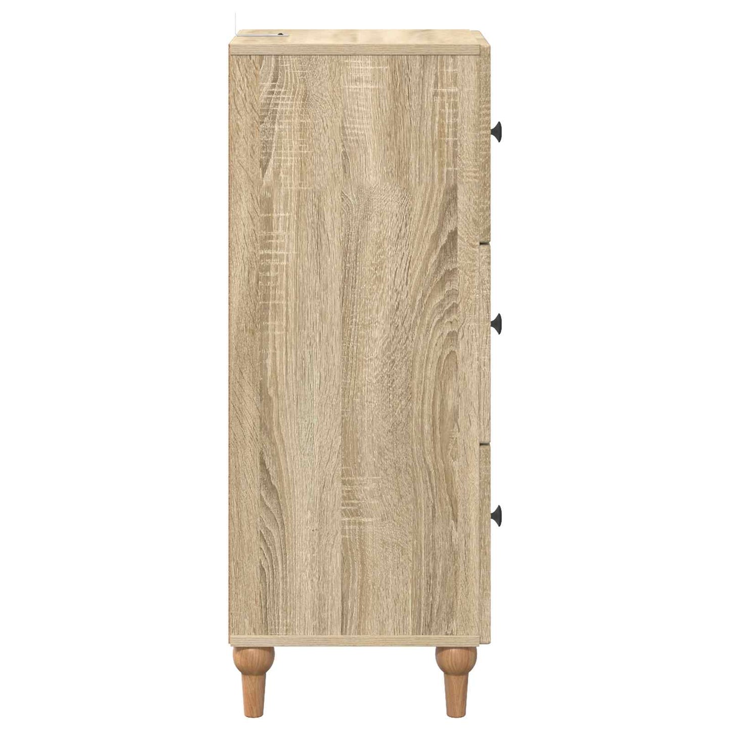 Drawer Cabinet Sonoma Oak 33 x 34.5 x 90 cm Engineered Wood