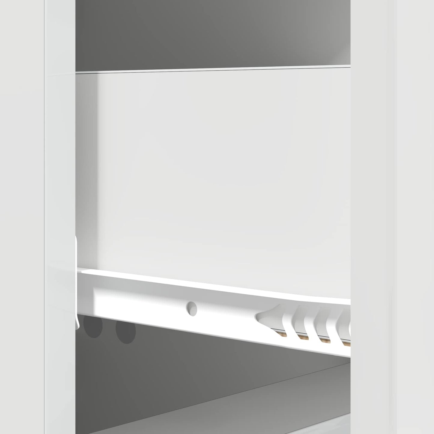 Drawer Cabinet High Gloss White 33 x 34.5 x 90 cm