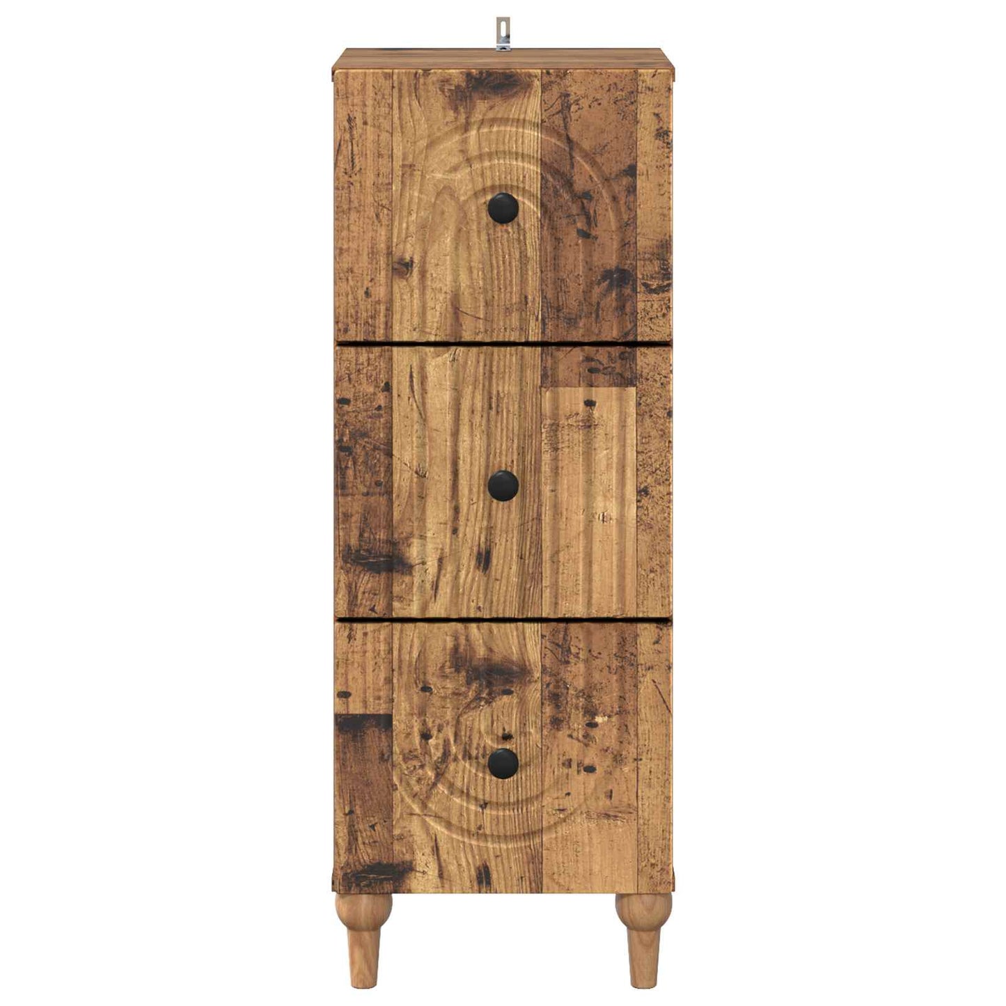 Drawer Cabinet Old Wood 33 x 34.5 x 90 cm Engineered Wood