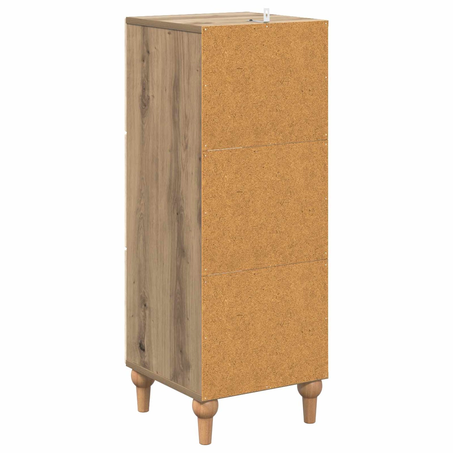 Drawer Cabinet Artisan Oak 33 x 34.5 x 90 cm Engineered Wood