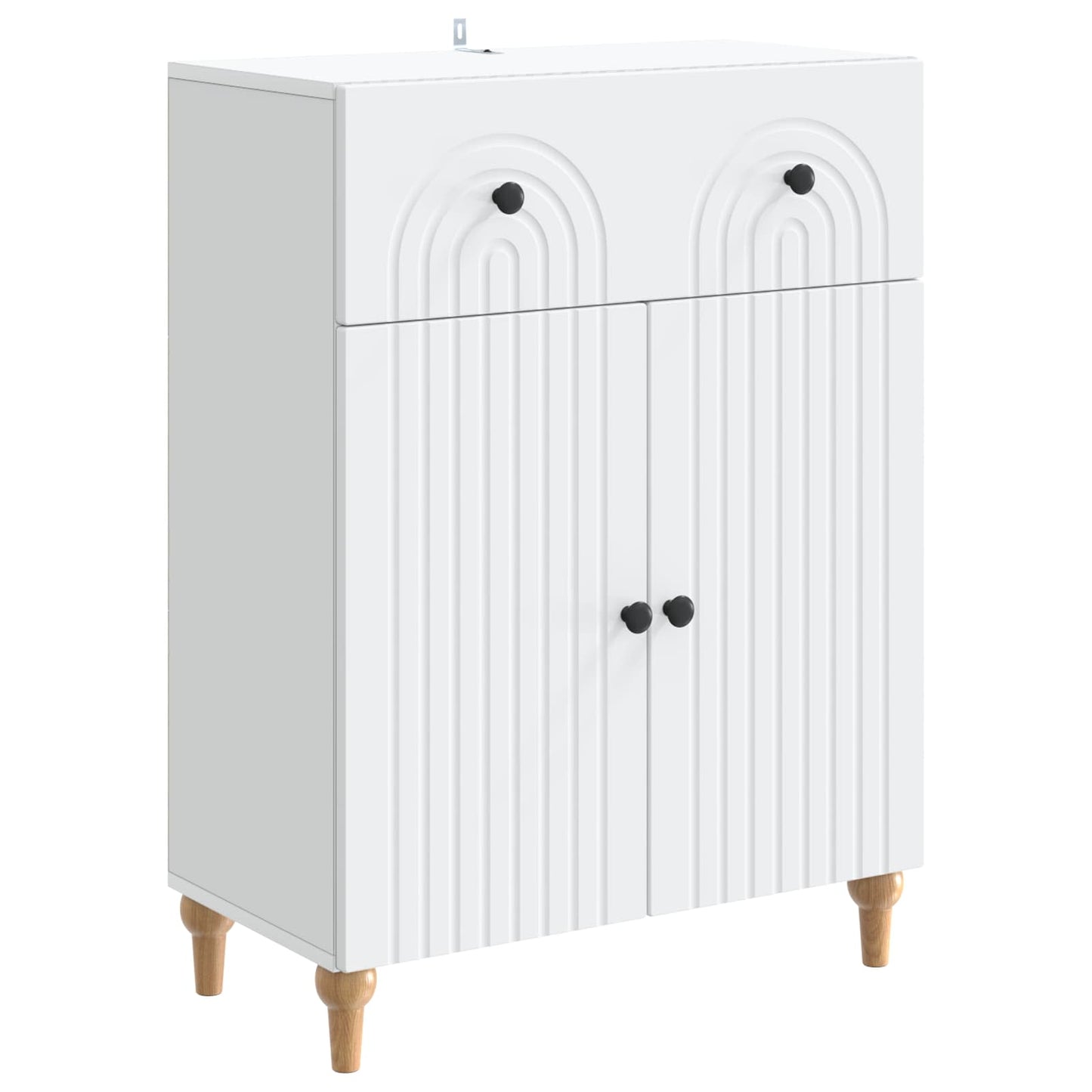 Sideboard White 66 x 34.5 x 90 cm Engineered Wood