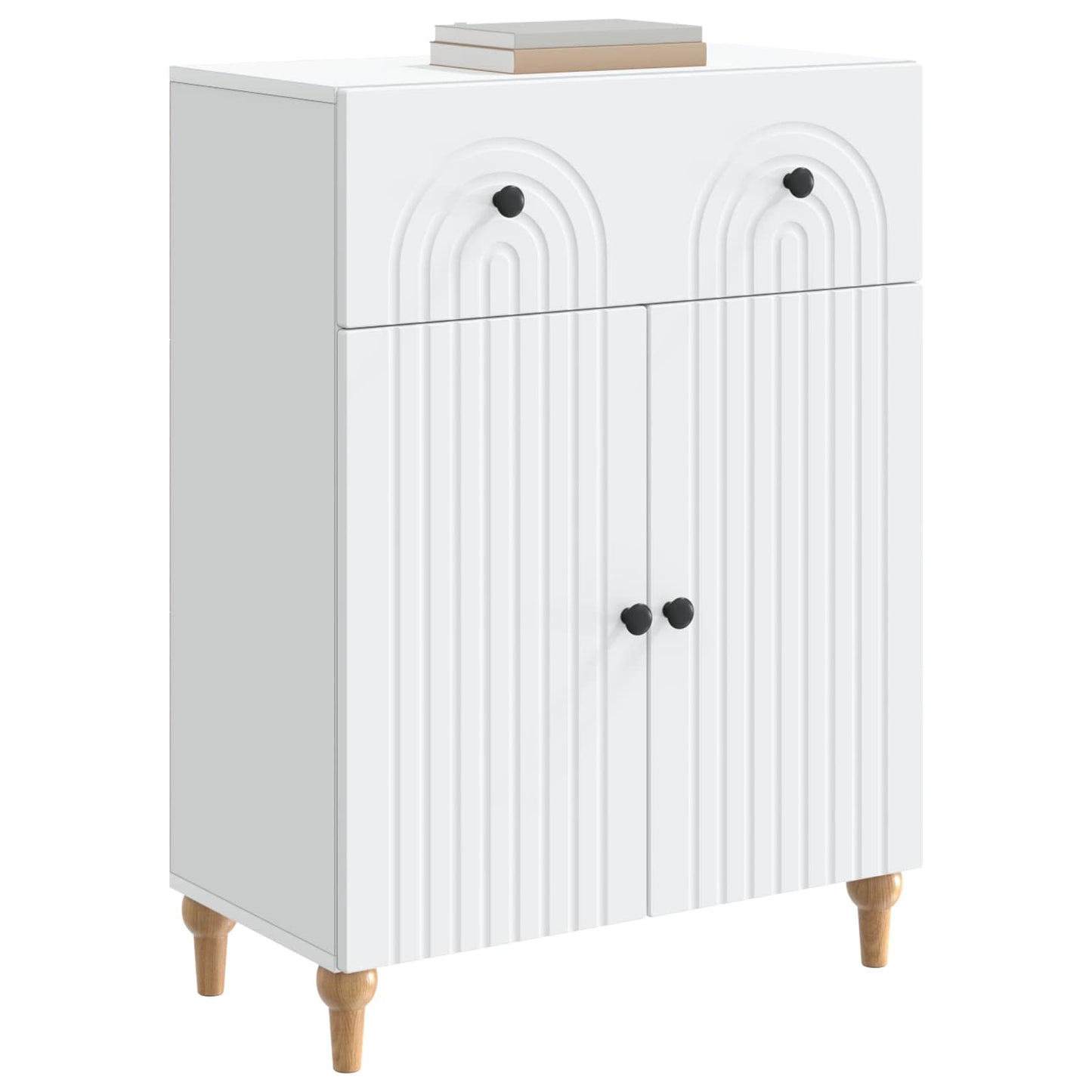Sideboard White 66 x 34.5 x 90 cm Engineered Wood