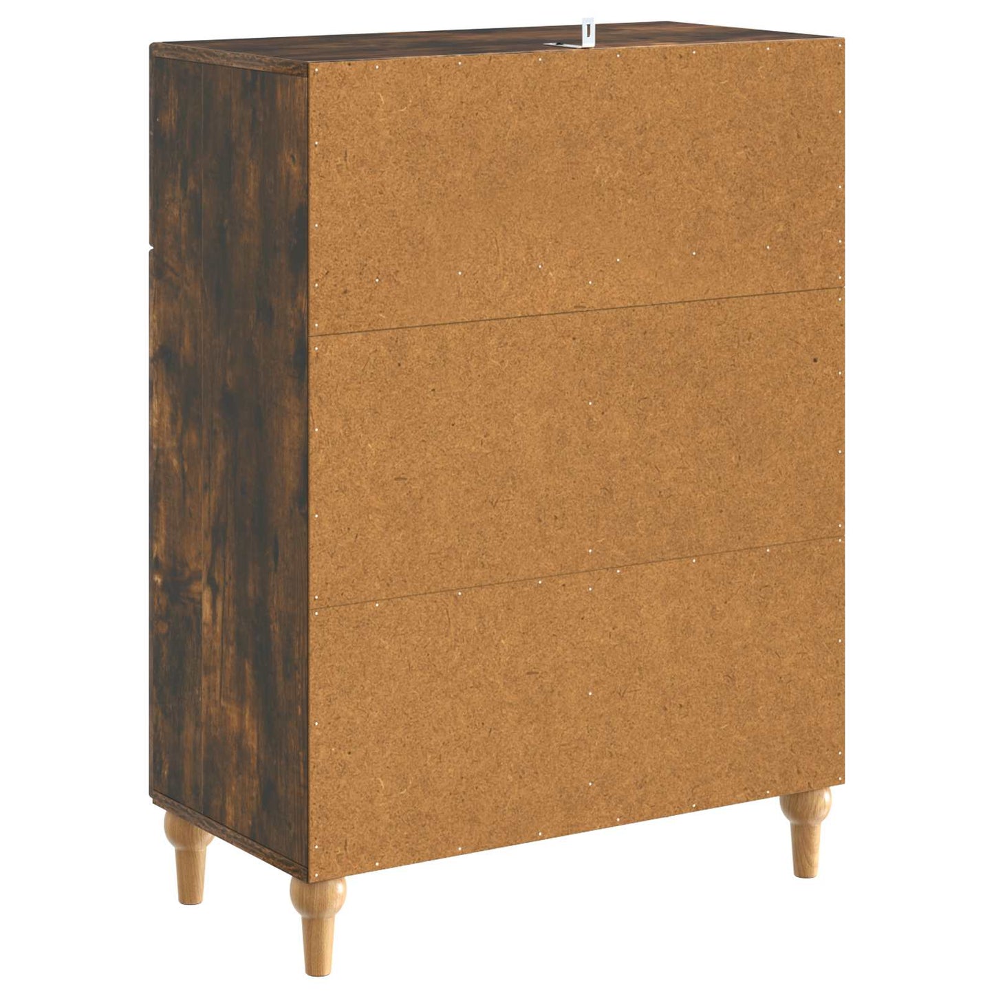 Sideboard Smoked Oak 66 x 34.5 x 90 cm Engineered Wood