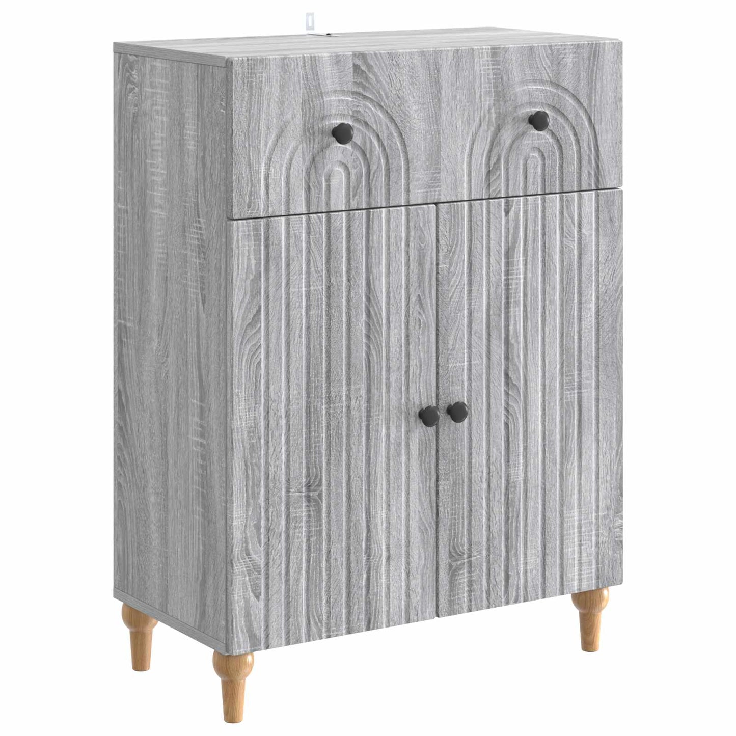 Sideboard Grey Sonoma 66 x 34.5 x 90 cm Engineered Wood