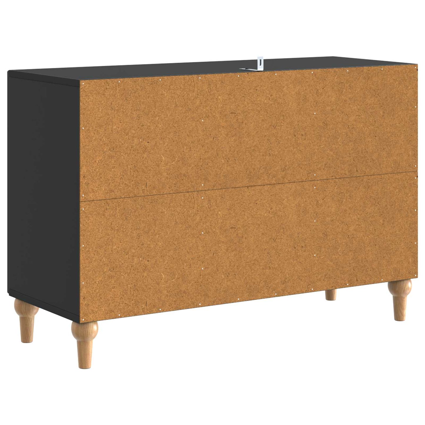 TV Cabinet with Drawer Black 89 x 34.5 x 60 cm Engineered Wood