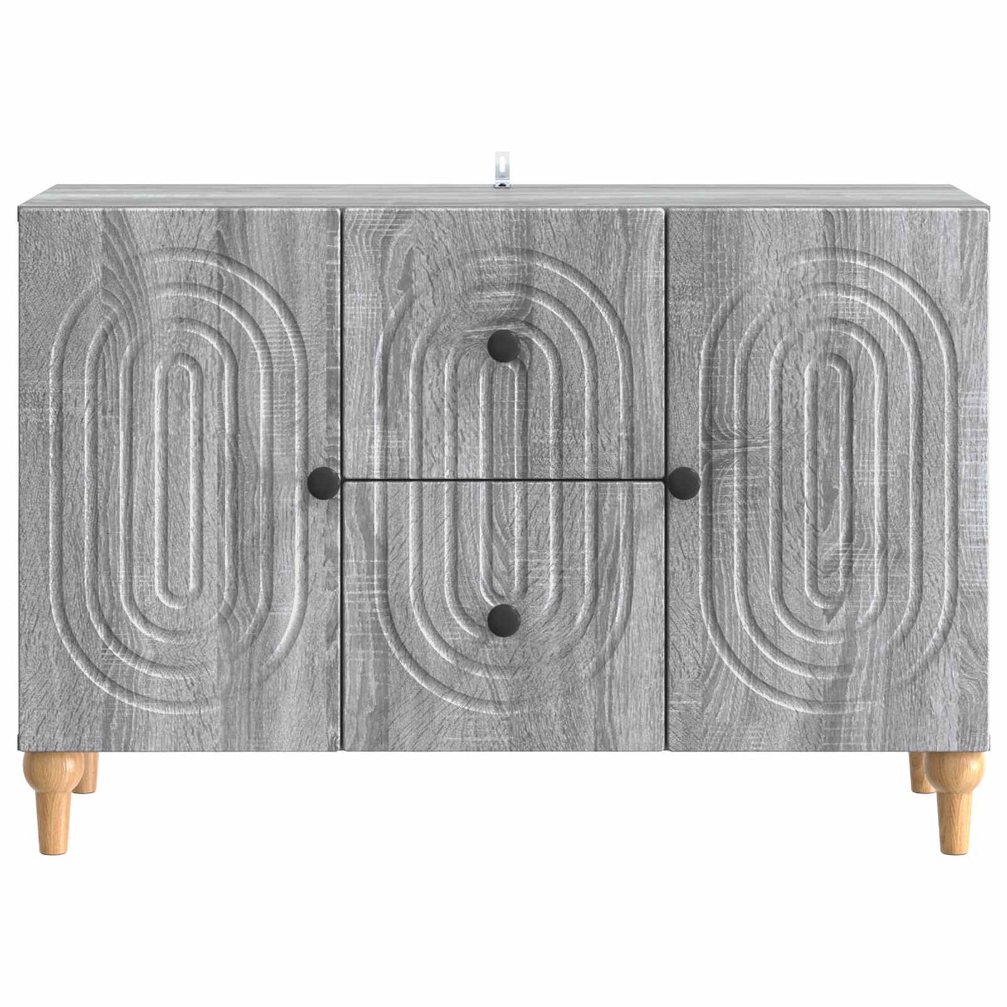 TV Cabinet Grey Sonoma 89 x 34.5 x 60 cm Engineered Wood