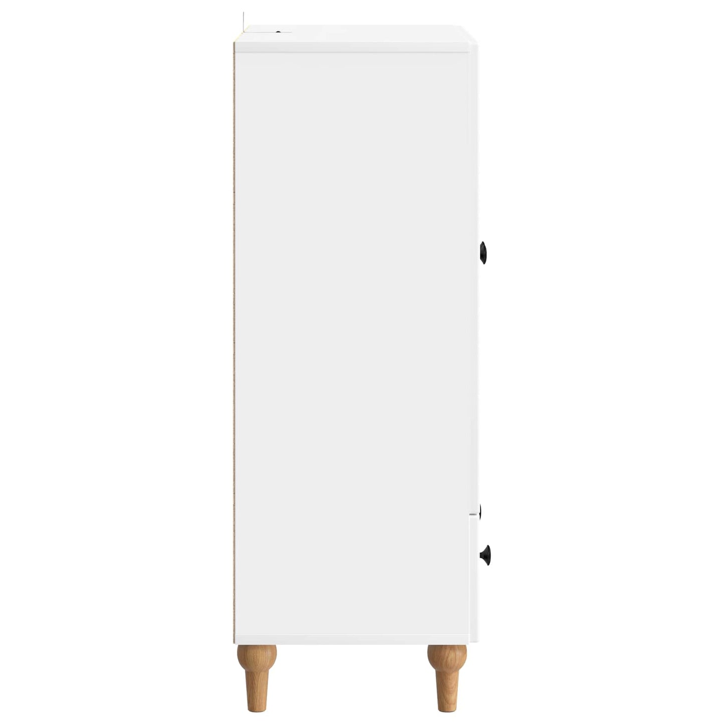 Sideboard White 66 x 34.5 x 95 cm Engineered Wood