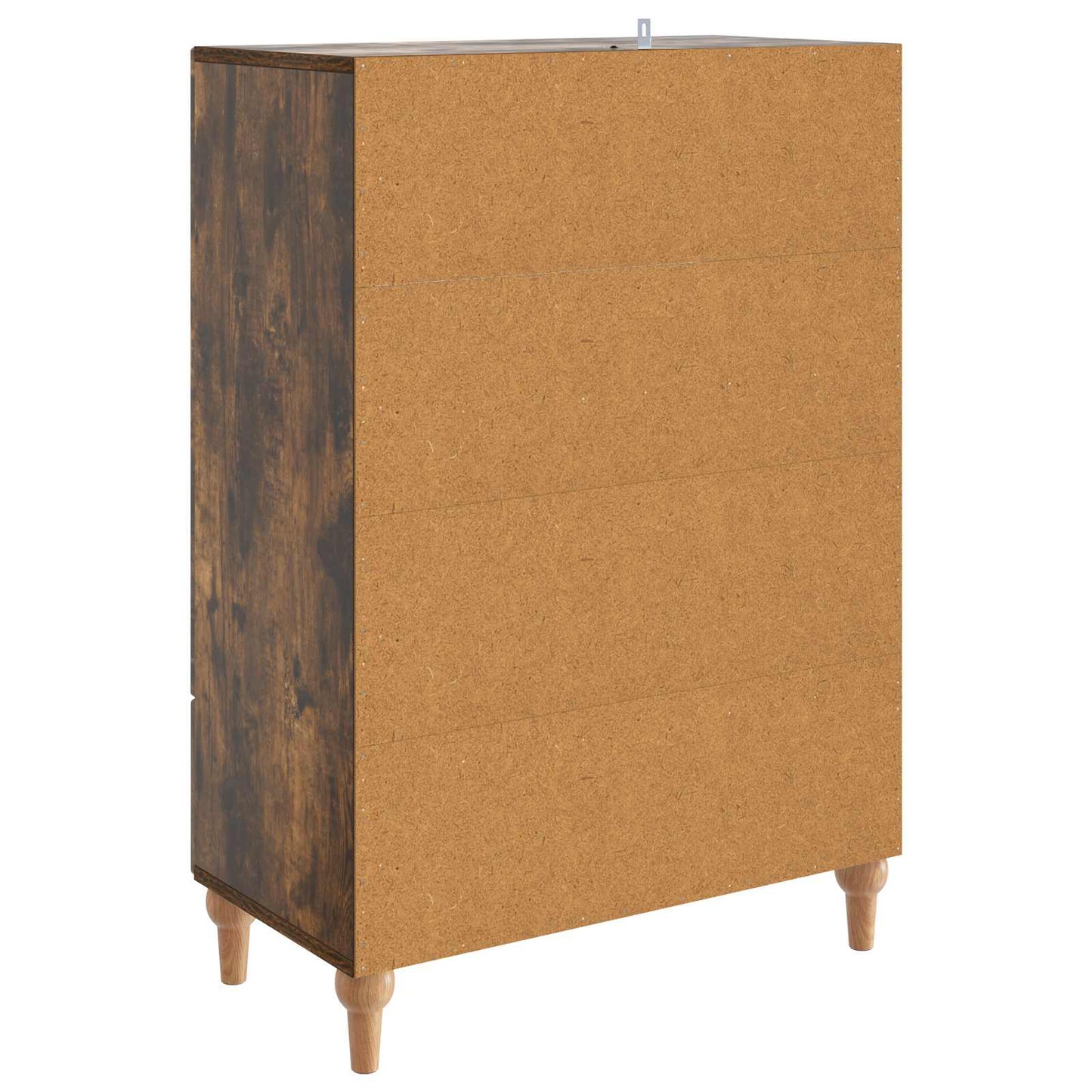 Sideboard Smoked Oak 66 x 34.5 x 95 cm Engineered Wood