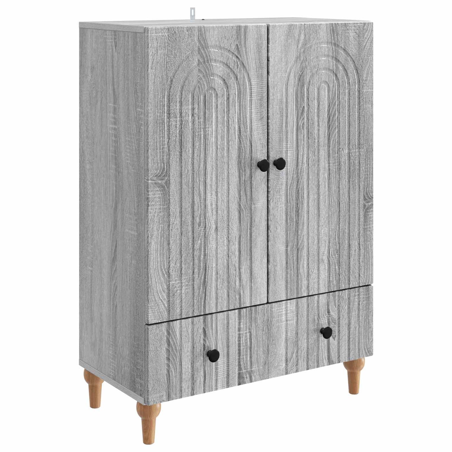 Sideboard Grey Sonoma 66 x 34.5 x 95 cm Engineered Wood
