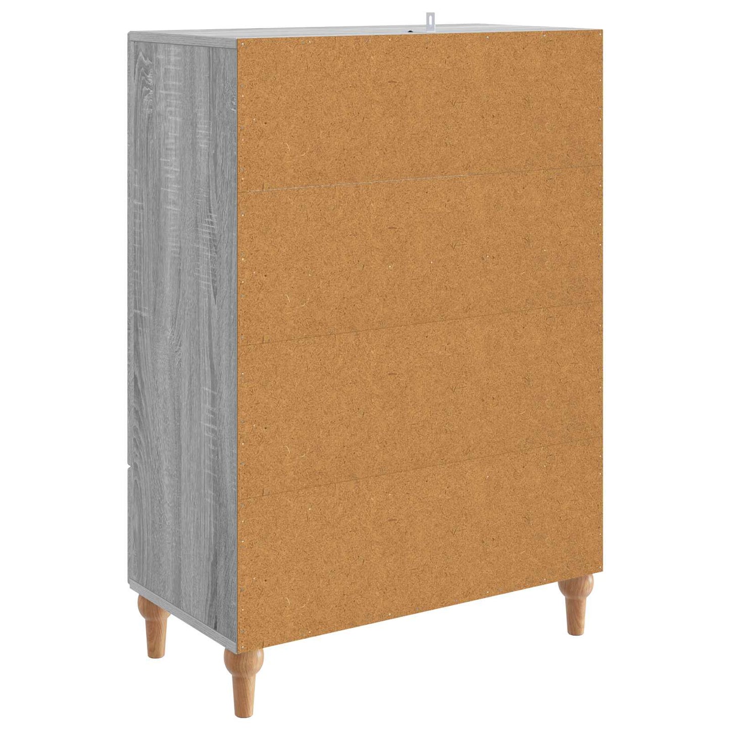 Sideboard Grey Sonoma 66 x 34.5 x 95 cm Engineered Wood