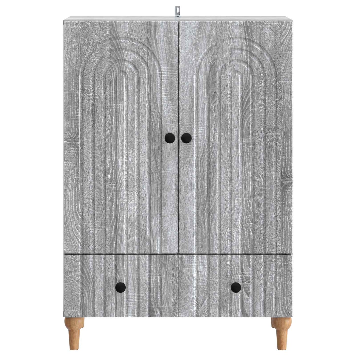 Sideboard Grey Sonoma 66 x 34.5 x 95 cm Engineered Wood