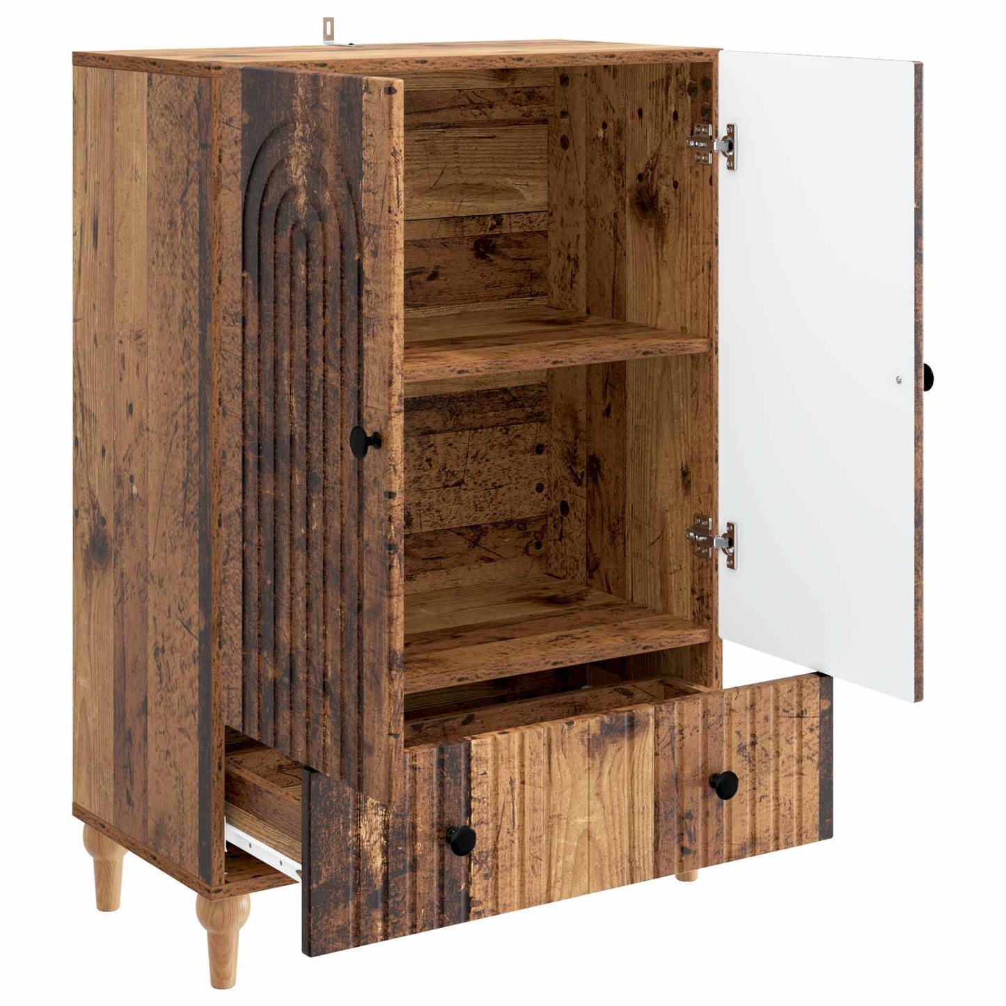 Sideboard Old Wood 66 x 34.5 x 95 cm Engineered Wood