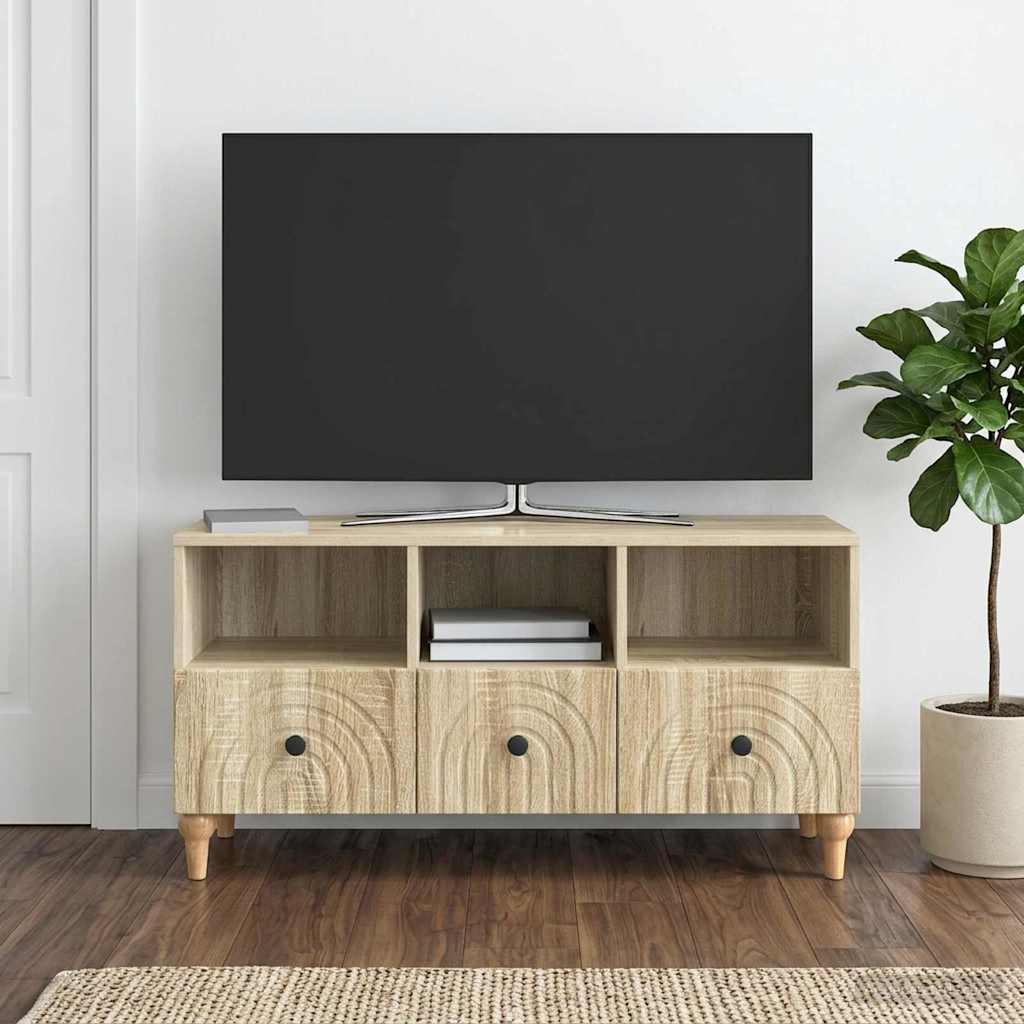 TV Cabinet 102 x 34.5 x 50 cm Sonoma Oak Engineered Wood