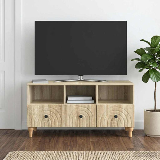 TV Cabinet 102 x 34.5 x 50 cm Sonoma Oak Engineered Wood