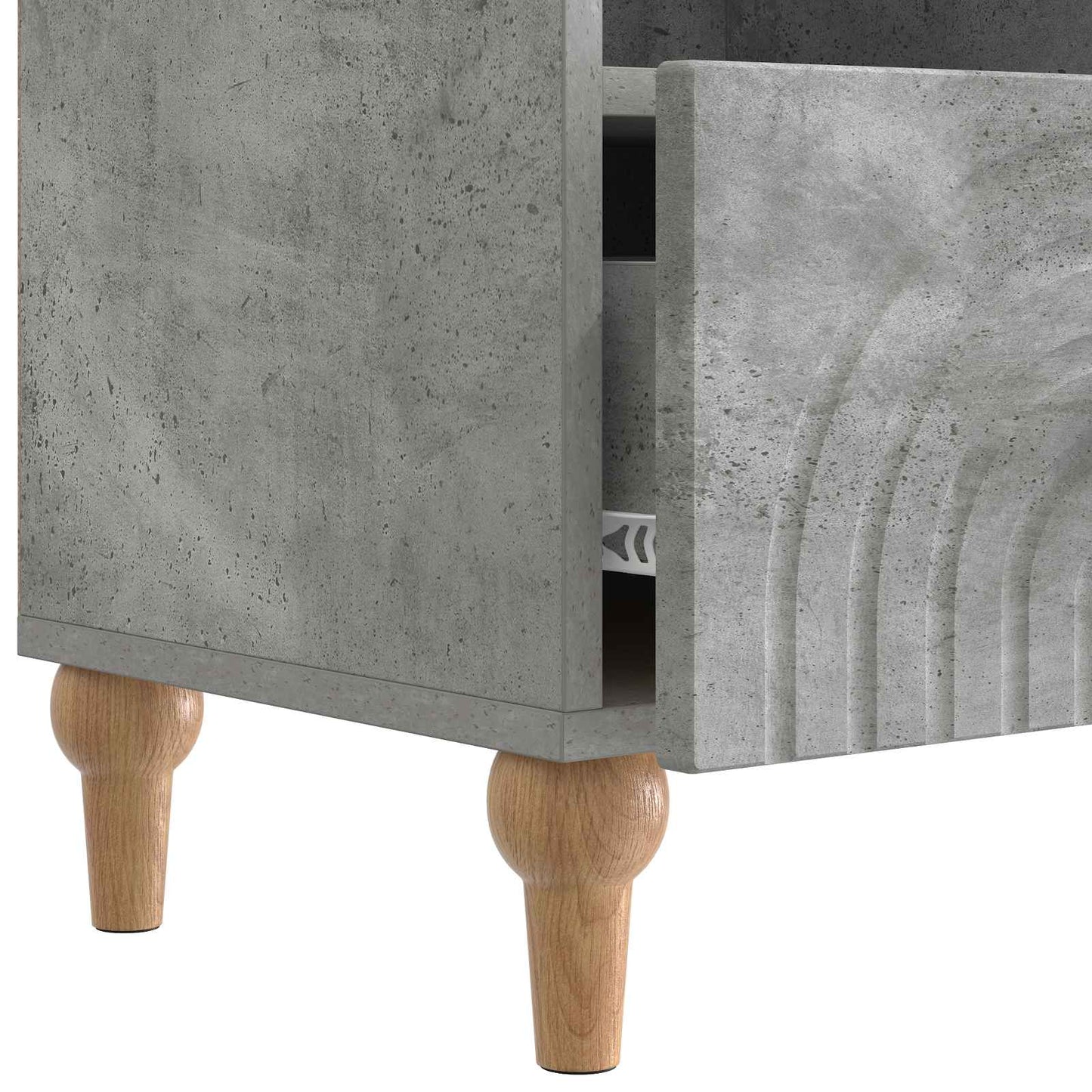 TV Cabinet Concrete Grey 102 x 34.5 x 50 cm Engineered Wood