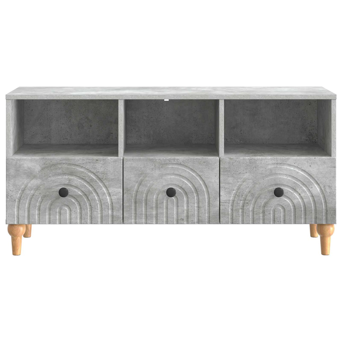 TV Cabinet Concrete Grey 102 x 34.5 x 50 cm Engineered Wood
