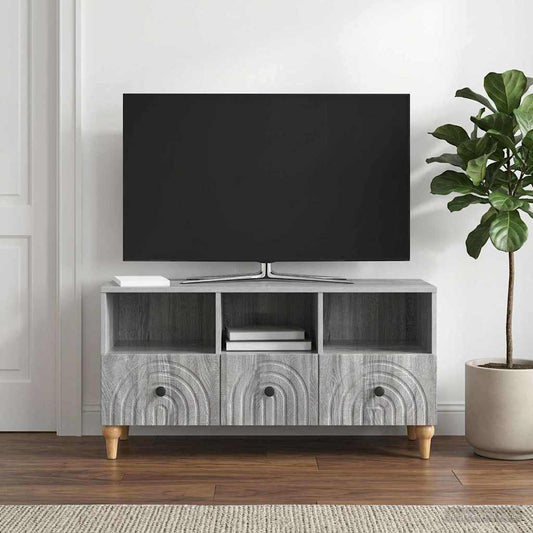 TV Cabinet 102 x 34.5 x 50 cm Grey Sonoma Engineered Wood