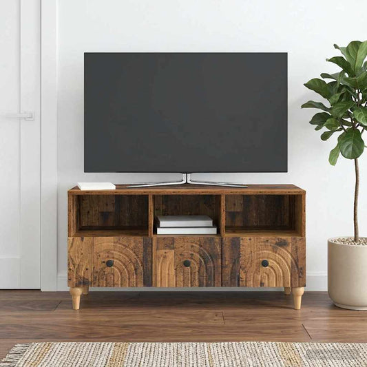 TV Cabinet 102 x 34.5 x 50 cm Old Wood Engineered Wood