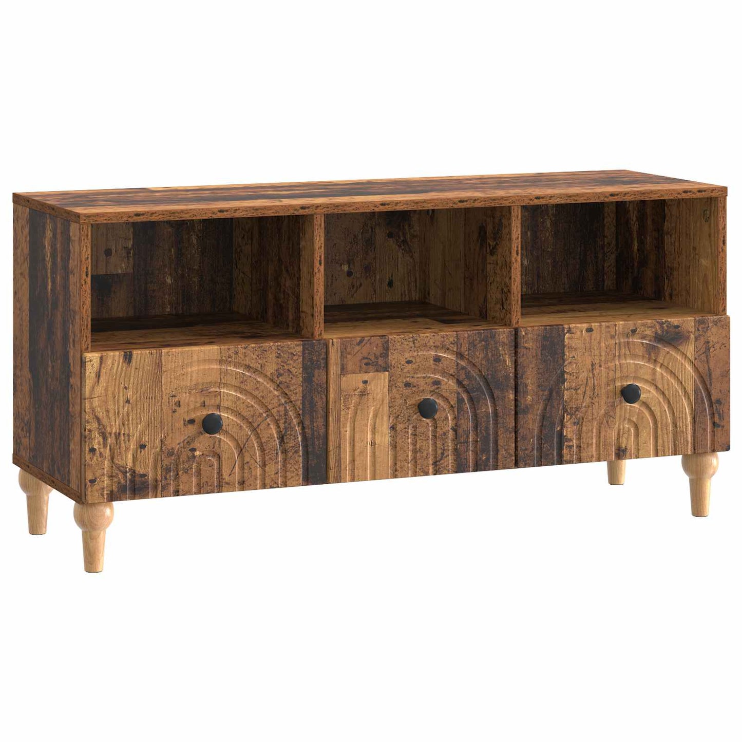 TV Cabinet Old Wood 102 x 34.5 x 50 cm Engineered Wood