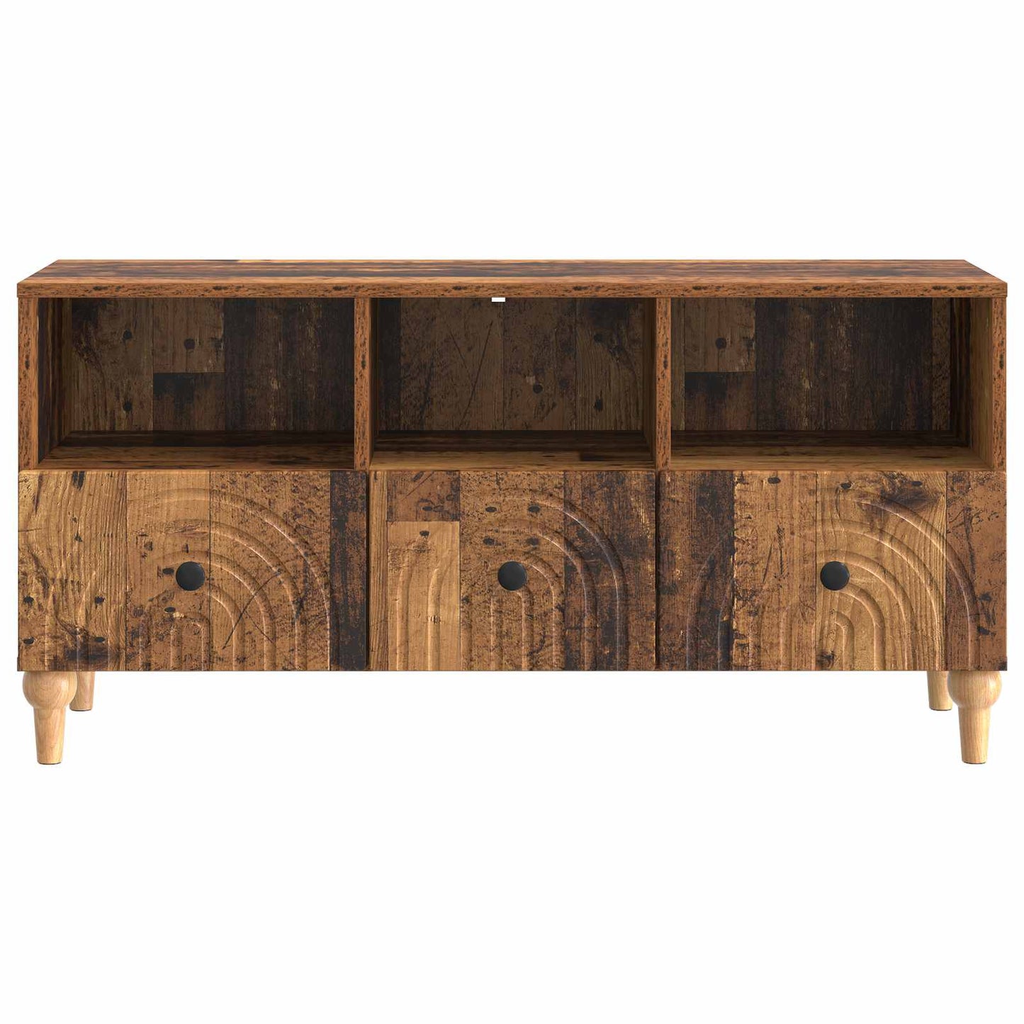 TV Cabinet Old Wood 102 x 34.5 x 50 cm Engineered Wood