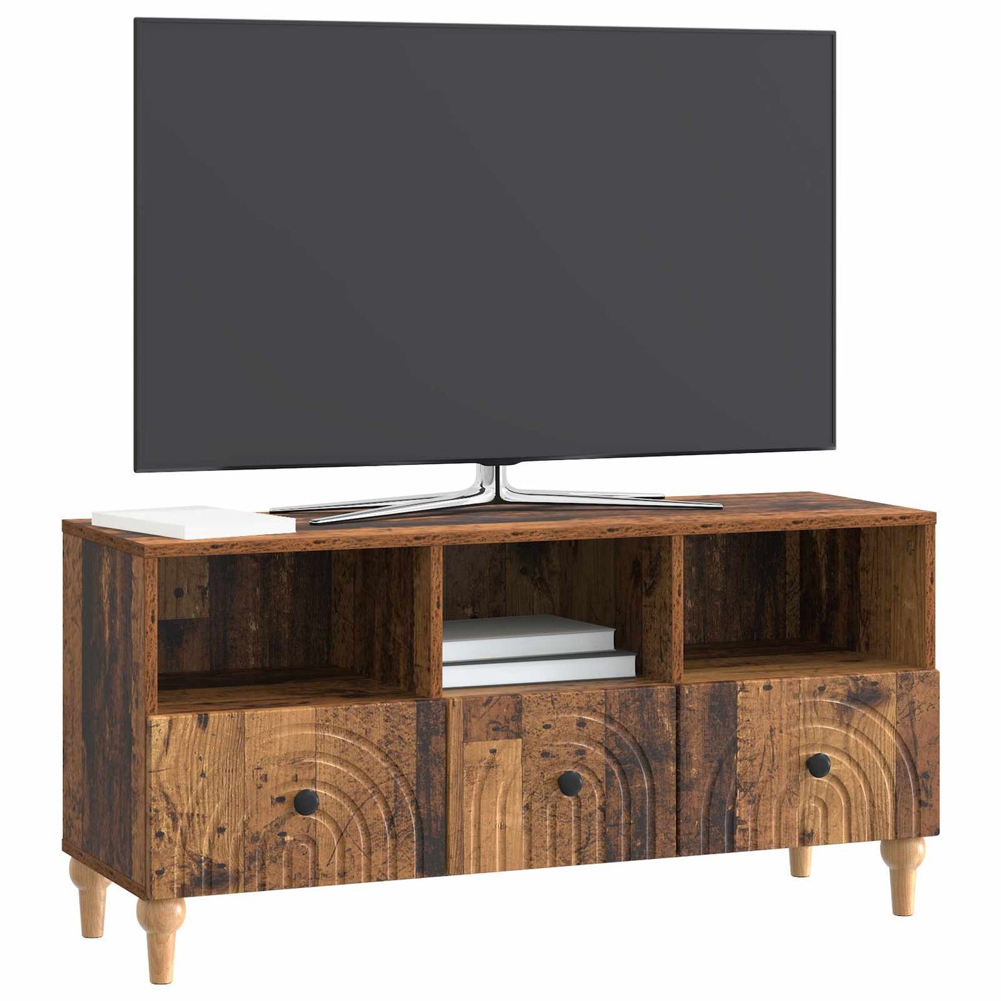 TV Cabinet Old Wood 102 x 34.5 x 50 cm Engineered Wood