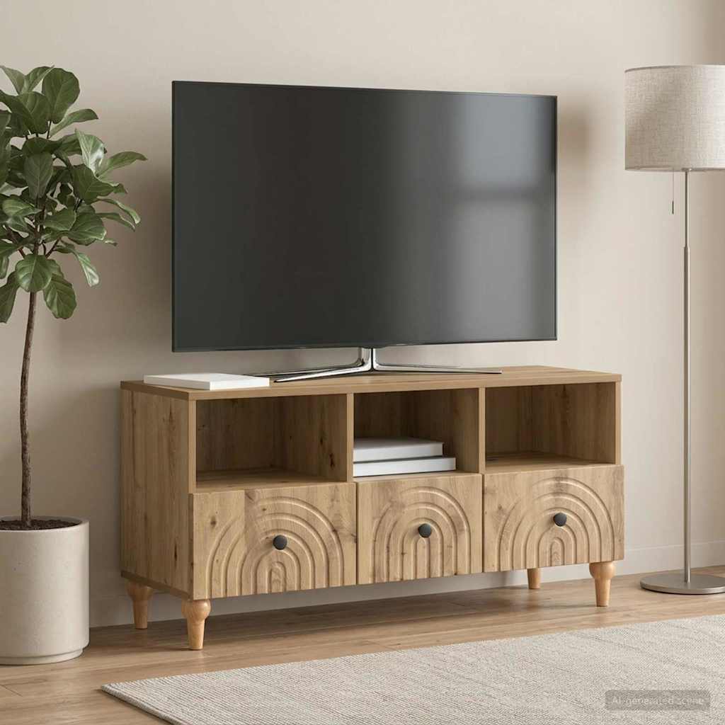 TV Cabinet Artisan Oak 102 x 34.5 x 50 cm Engineered Wood
