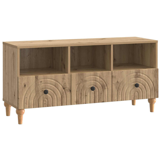 TV Cabinet Artisan Oak 102 x 34.5 x 50 cm Engineered Wood